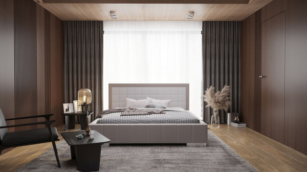 Gepolstertes Bett - ART80270